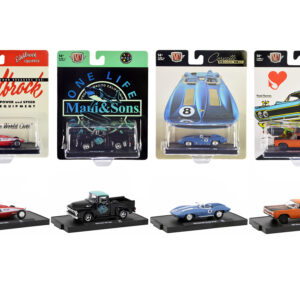 "Auto-Drivers" Set of 4 pieces in Blister Packs Release 97 Limited Edition to 9600 pieces Worldwide 1/64 Diecast Model Cars by M2 Machines