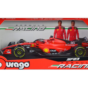 Ferrari SF-23 #16 Charles Leclerc Formula One F1 World Championship (2023) "Formula Racing" Series 1/18 Diecast Model Car by Bburago