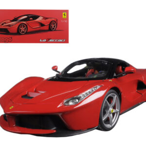 Ferrari LaFerrari F70 Red with Black Top "Signature Series" 1/18 Diecast Model Car by Bburago