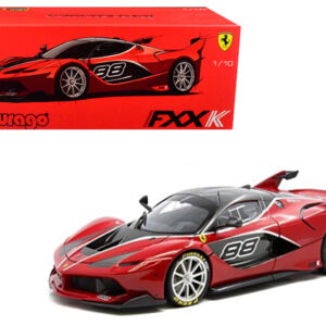 Ferrari FXX-K #88 Red "Signature Series" 1/18 Diecast Model Car by Bburago