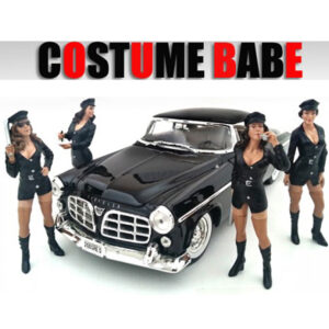 "Costume Babes" 4 Piece Figure Set For 1:24 Scale Models by American Diorama