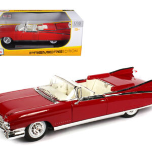 1959 Cadillac Eldorado Biarritz Red 1/18 Diecast Model Car by Maisto