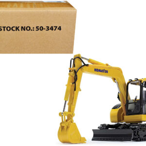 Komatsu PC78US-11 Excavator Yellow 1/50 Diecast Model by DCP/First Gear