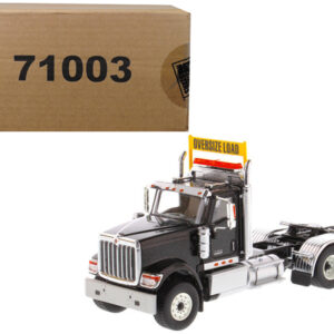 International HX520 Day Cab Tandem Tractor Black 1/50 Diecast Model by Diecast Masters
