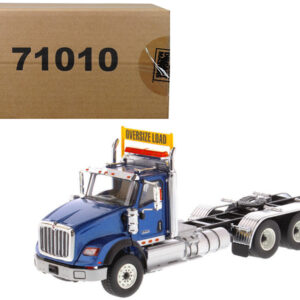 International HX620 Day Cab Tridem Tractor Blue 1/50 Diecast Model by Diecast Masters