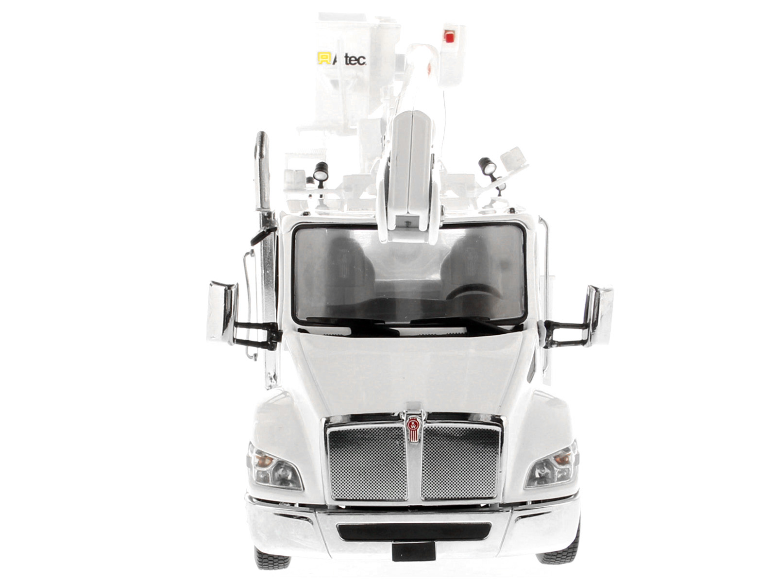 Kenworth T380 with Altec AA55 Aerial Service Truck White "Transport Series" 1/32 Diecast Model by Diecast Masters - Image 4