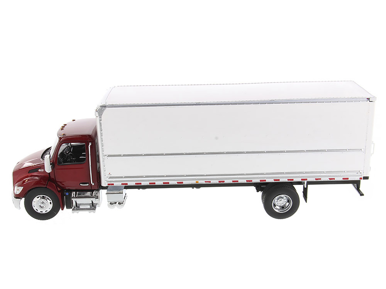 Peterbilt 536 Truck with Supreme Signature Van Body Red Metallic "Transport Series" 1/32 Diecast Model by Diecast Masters - Image 2