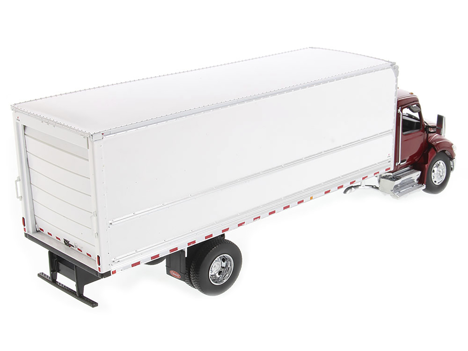 Peterbilt 536 Truck with Supreme Signature Van Body Red Metallic "Transport Series" 1/32 Diecast Model by Diecast Masters - Image 3