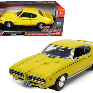 1969 Pontiac GTO Judge Yellow 1/18 Diecast Model Car by Motormax