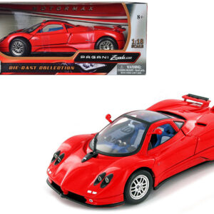 Pagani Zonda C12 Red 1/18 Diecast Model Car by Motormax