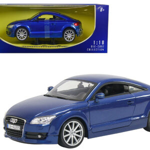 2007 Audi TT Blue 1/18 Diecast Car Model by Motormax