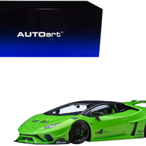 Lamborghini Huracan GT "LB-Silhouette Works" Pearl Green Metallic with Black Top 1/18 Model Car by Autoart