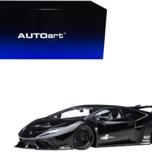 Lamborghini Huracan GT "LB-Silhouette Works" Black 1/18 Model Car by Autoart