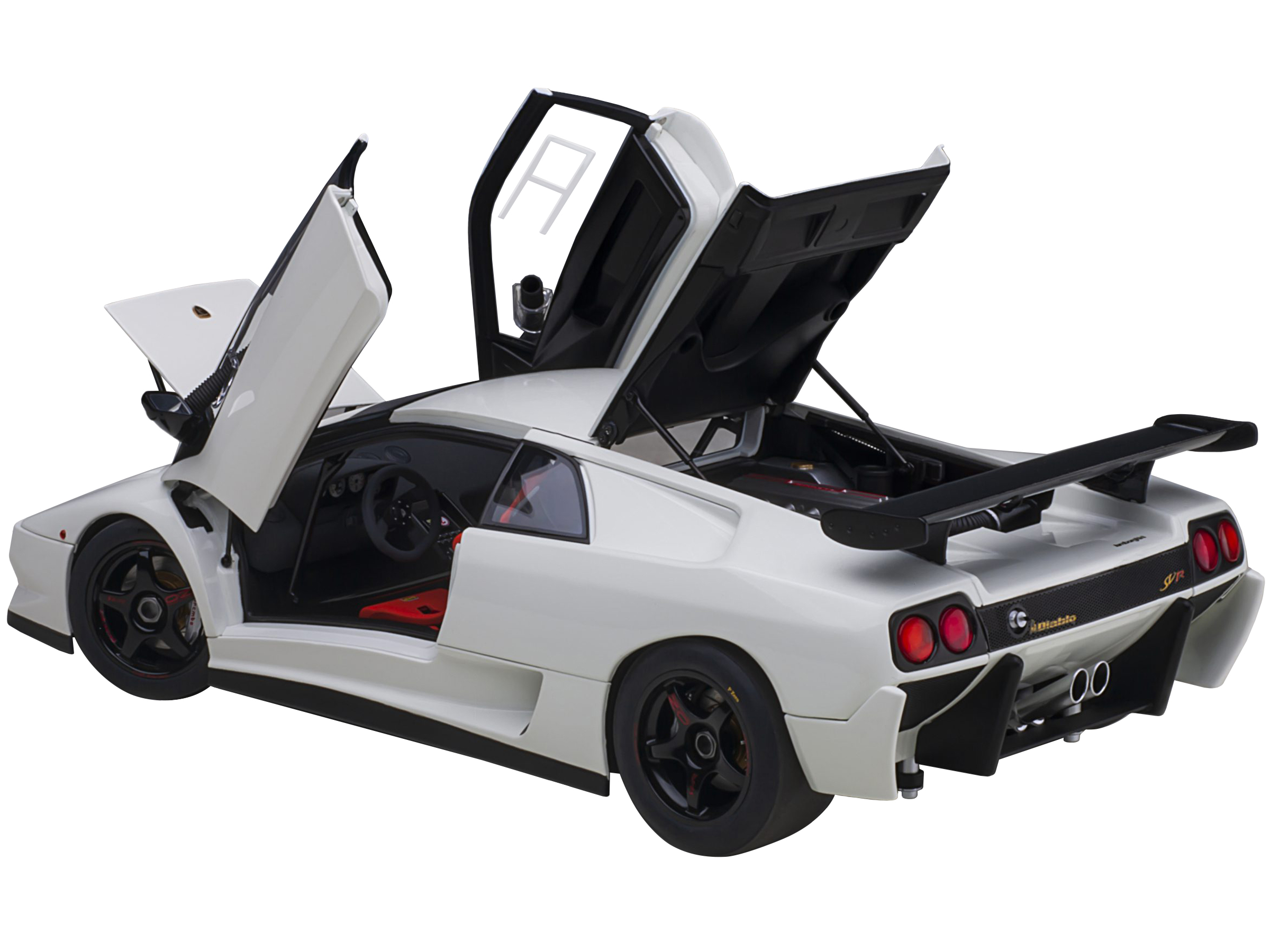 Lamborghini Diablo SV-R Impact White 1/18 Model Car by Autoart - Image 2