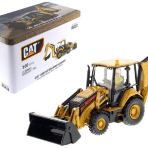 CAT Caterpillar 420F2 IT Backhoe Loader with Operator "High Line Series" 1/50 Diecast Model by Diecast Masters