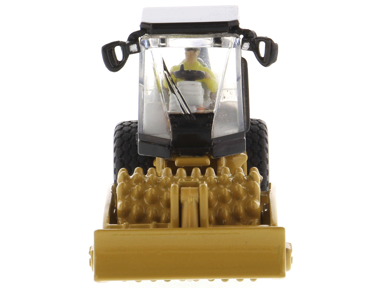 CAT Caterpillar CS56 Padfoot Drum Vibratory Soil Compactor with Operator "High Line" Series 1/87 (HO) Scale Diecast Model by Diecast Masters - Image 4