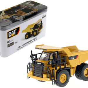 CAT Caterpillar 772 Off-Highway Dump Truck with Operator "High Line" Series 1/87 (HO) Scale Diecast Model by Diecast Masters