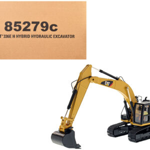 CAT Caterpillar 336E H Hybrid Hydraulic Excavator with Operator "Core Classics" Series 1/50 Diecast Model by Diecast Masters