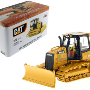 CAT Caterpillar D5K2 LGP Track Type Tractor Dozer with Ripper and Operator "High Line" Series 1/50 Diecast Model by Diecast Masters
