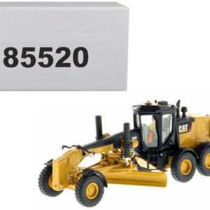 CAT Caterpillar 12M3 Motor Grader with Operator "High Line" Series 1/87 (HO) Scale Diecast Model by Diecast Masters