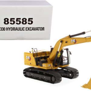 Cat Caterpillar 330 Hydraulic Excavator Next Generation with Operator "High Line Series" 1/50 Diecast Model by Diecast Masters