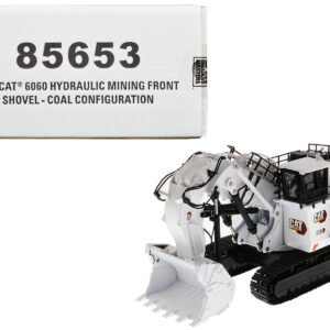 CAT Caterpillar 6060 Hydraulic Mining Front Shovel Coal Configuration White "High Line Series" 1/87 (HO) Scale Diecast Model by Diecast Masters