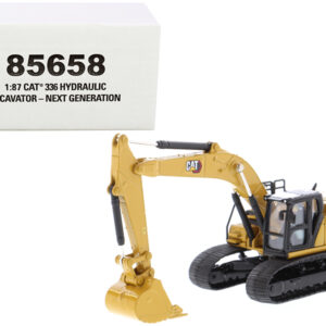 CAT Caterpillar 336 Next Generation Hydraulic Excavator "High Line" Series 1/87 (HO) Scale Diecast Model by Diecast Masters
