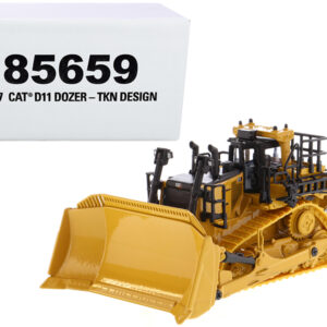 CAT Caterpillar D11 Track-Type Tractor Dozer TKN Design "High Line" Series 1/87 (HO) Scale Diecast Model by Diecast Masters