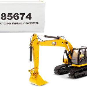 CAT Caterpillar 320 GX Hydraulic Excavator with Operator "High Line" Series 1/50 Diecast Model by Diecast Masters