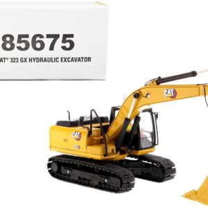 CAT Caterpillar 323 GX Hydraulic Excavator with Operator "High Line" Series 1/50 Diecast Model by Diecast Masters