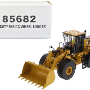 CAT Caterpillar 966 GC Wheel Loader Yellow with Operator "High Line Series" 1/50 Diecast Model by Diecast Masters