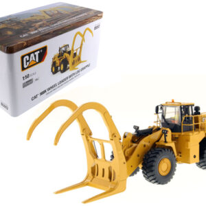 CAT Caterpillar 988K Wheel Loader with Grapple with Operator "High Line Series" 1/50 Diecast Model by Diecast Masters