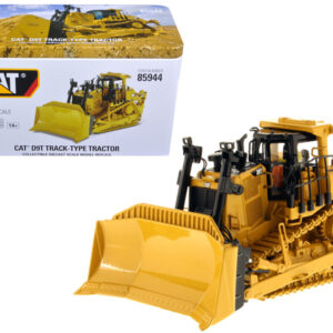 CAT Caterpillar D9T Track-Type Tractor with Operator "High Line Series" 1/50 Diecast Model by Diecast Masters