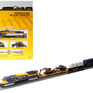 Progress Rail 100th Anniversary Train Set 1/87 (HO) Diecast Models by Diecast Masters