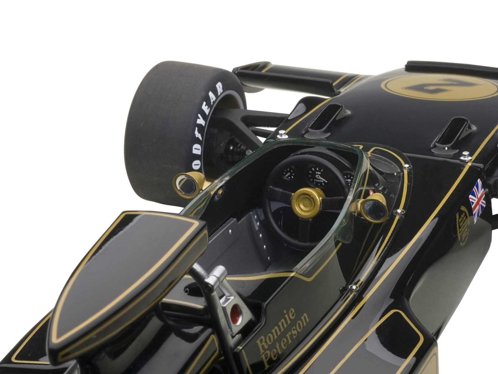Lotus 72E 1973 Ronnie Peterson #2 1/18 Model Car by Autoart - Image 2