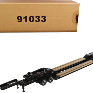 XL 120 Low-Profile HDG Outrigger Style Trailer with Jeep and 2 Boosters "Transport Series" 1/50 Diecast Model by Diecast Masters