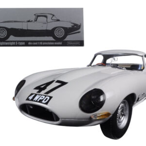1963 Jaguar Lightweight E-Type #47 "Coombs 4 WPD" 1/18 Diecast Model Car by Paragon