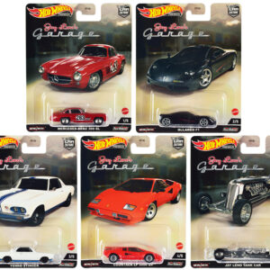 "Jay Lenoâ€™s Garage" 5 piece Set "Car Culture" Series Diecast Model Cars by Hot Wheels