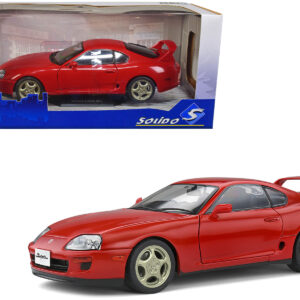 1993 Toyota Supra MK4 RHD (Right Hand Drive) Red 1/18 Diecast Model Car by Solido