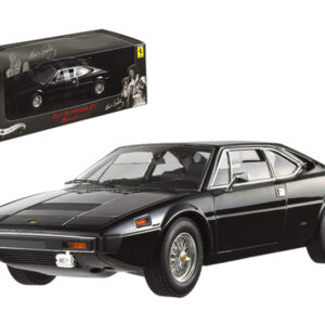 Ferrari Dino 308 GT4 Black (Elvis Presley Owned) "Elite Edition" Series 1/18 Diecast Model Car by Hot Wheels
