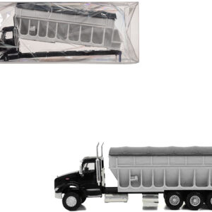 Peterbilt 579 Potato/Sugar Beet Truck Black 1/87 (HO) Plastic Model Car by Promotex