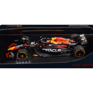 Red Bull Racing RB19 #1 Max Verstappen "Oracle" Winner F1 Formula One "Abu Dhabi GP" (2023) with Driver Limited Edition to 204 pieces Worldwide 1/18 Diecast Model Car by Minichamps
