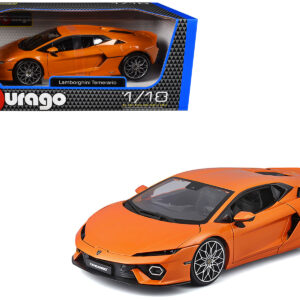 Lamborghini Temerario Orange Metallic 1/18 Diecast Model Car by Bburago