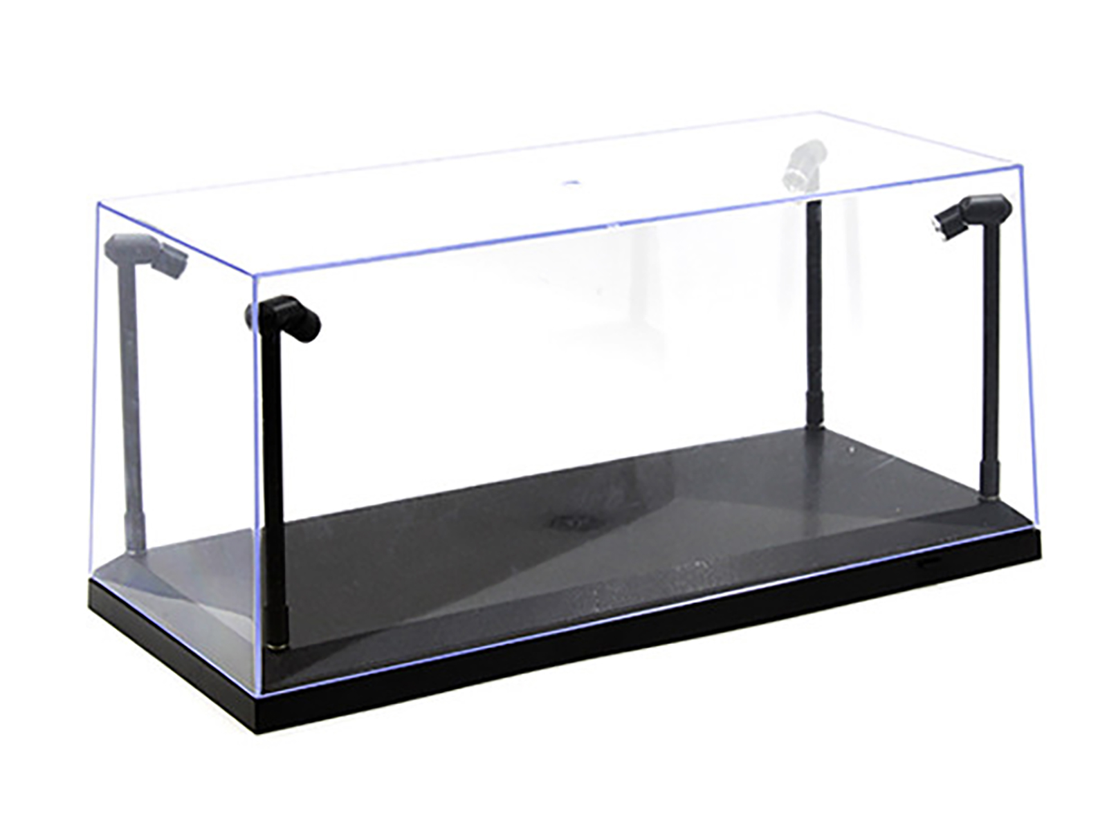 Collectible Display Show Case with LED Lights and Black Base for 1/24 1/18 Models by Illumibox - Image 3