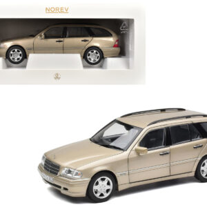 1997 Mercedes-Benz C-Class T-Model Smoke Silver Metallic 1/18 Diecast Model Car by Norev