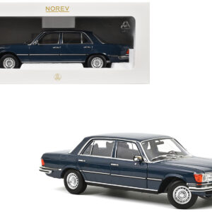 1979 Mercedes-Benz 350 SEL Hansa Blue 1/18 Diecast Model Car by Norev