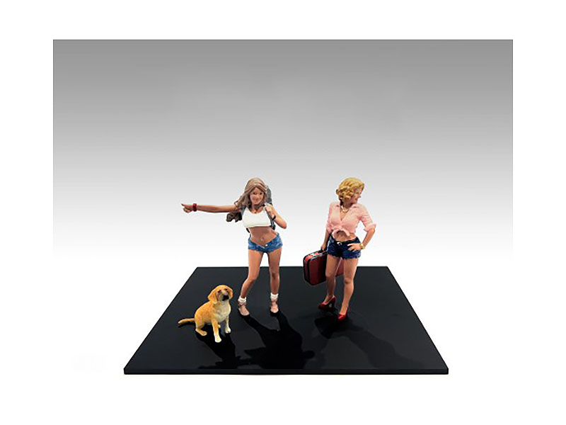 "Figure24 Series 1" 9 piece Figure Set for 1/24 Scale Models by American Diorama - Image 2