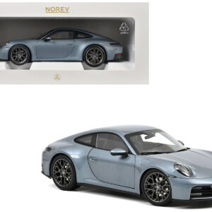 2024 Porsche 911 Carrera Polar Silver Metallic 1/18 Diecast Model Car by Norev