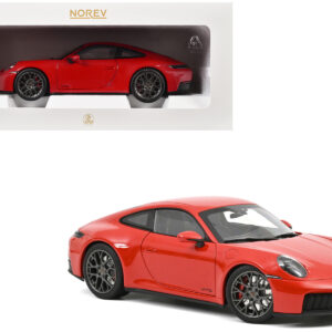2024 Porsche 911 Carrera 4 GTS Guards Red 1/18 Diecast Model Car by Norev