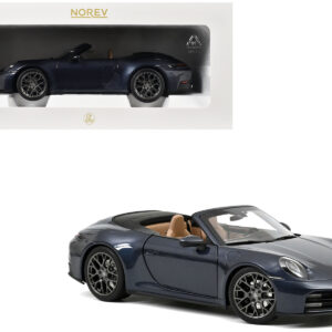 2024 Porsche 911 Carrera S Cabriolet Yachting Blue Metallic 1/18 Diecast Model Car by Norev